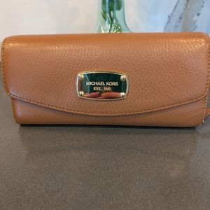 Michael Kors Camel Color Leather Wallet